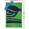 Trends International NFL Seattle Seahawks - Logo 25 Framed Wall Poster Prints - 3 of 4