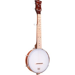 Gold Tone Left-Handed Plucky Traveler Banjo with Gig Bag Vintage Brown - 1 of 1