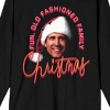 National Lampoon's Fun Old Fashioned Family Christmas Women's Black Long Sleeve Shirt - 2 of 3