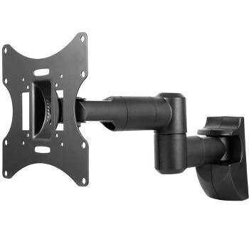 Monoprice Full-Motion Articulating TV Wall Mount Bracket - For TVs 23in to 42in Up to 66 lbs, Cable Covers, Fits Curved Screens, Flat, LED, OLED, LCD