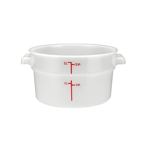 2 qt. Clear Round Storage Container