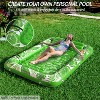 Jasonwell 4‑in‑1 Inflatable Tanning Lounger — Sun Tan Tub & Pool Raft, Water‑Filled Mat/Pad for Adults & Kids (XL) - Green - 4 of 4