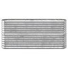 vidaXL Garden Raised Bed Silver Powder-coated steel Large Durable - 3 of 4