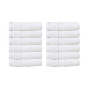 Home Weavers Elegance Essentials 550GSM 100% Cotton Zero Twist Super Absorbent Bath Towel Set - 1 of 4