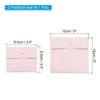Unique Bargains Women's Soft Velvet Snap Button Portable Storage Jewelry Pouch 2 Pcs - 2 of 4