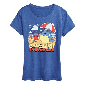 Women's - Pokémon - Beach Spheal Short Sleeve Graphic T-Shirt - 1 of 4