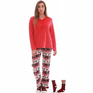 Just Love Henley Pants Set with Socks for Women 6732-10303-M - 1 of 4
