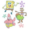 Girl's SpongeBob SquarePants Floral Friends T-Shirt - 2 of 4
