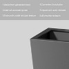 Kumasinova Metal Tapered Planter,Large Outdoor & Indoor Garden Plant Pot with Drainage Hole and Rubber Plug for Patio,Garden,Balcony Decor - 4 of 4