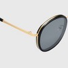 Anna-Kaci Women's Retro Round Metal & PC Polarized Sunglasses - 3 of 4