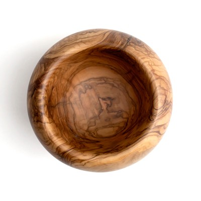 Handcrafted Natural Olive Wood Mortar and Pestle Set, 5-Inch
