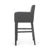 Set of 2 Bar Stool Upholstered Counter Stool Dining Chair Pub Stool -ModernLuxe - 4 of 4