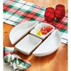 tagltd Whiteware Modular 4 Piece Porcelain Dinnerware Serving Set 13.0L x 4.5W x 1.9H Dishwasher Safe - 3 of 3