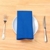 Unique Bargains Wedding Restaurant Cocktail Party Polyester Napkins 18 x 18 Inches 6 Pcs - 3 of 4