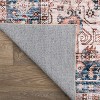 World Rug Gallery Transitional Distressed Machine Washable Area Rug - 4 of 4
