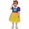 Joyfy Baby Girl Halloween Princess Costume Set, Kids Yellow Princess Dress and Headband for Halloween Cosplay Dress Up - 4 of 4