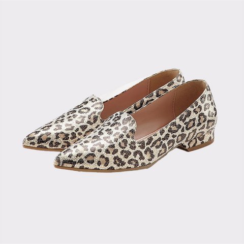 Женские туфли Lascana Women's Leopard Cheetah Print Loafers - LASCANA - Leopard Leopard Spot 6