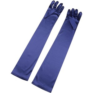 INSPIRE CHIC Women's Full Finger Opera Length Solid Gloves - 1 of 4