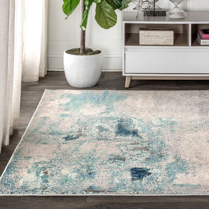 Contemporary POP Modern Abstract Vintage Area Rug - JONATHAN Y, 6 of 13