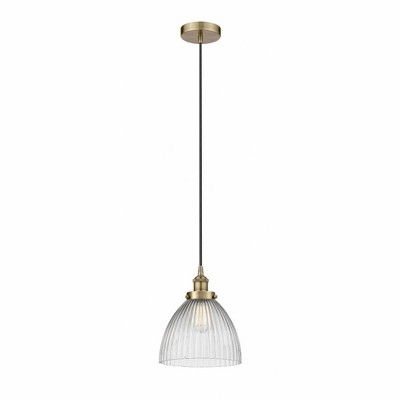 Seneca Falls - 1 Light Mini Pendant In Traditional Style-11.75 Inches Tall and 9.5 Inches Wide