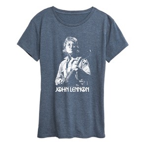 Women's - John Lennon - John Lennon Portrait Short Sleeve Graphic T-Shirt - 1 of 4