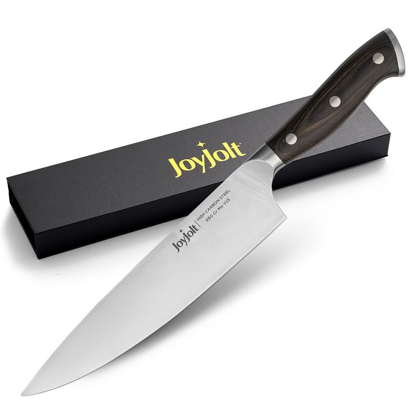 JoyJolt 8” Chef Knife Stainless Steel Kitchen Knife, 1 of 8