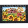 Briarwood Lane Doormat 30x18 Indoor Outdoor Sunflower Barn Fall For Fall Doormat - 3 of 4