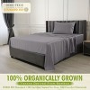 4 Piece Viscose from Bamboo Cooling sheets Ultra Soft 100% Organic Deep Pocket Luxury Bed Sheets with Pillowcases - Lux Decor Collection - 2 of 4