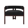 CAVINAS Modern Set of 2 Accent Chair with Open Back 3 Legs,Premium Armchair for Living Room,Bedroom,Dining Room - 2 of 4