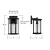 Capital Lighting Walton 1 - Light Wall Light in  Black - 3 of 4