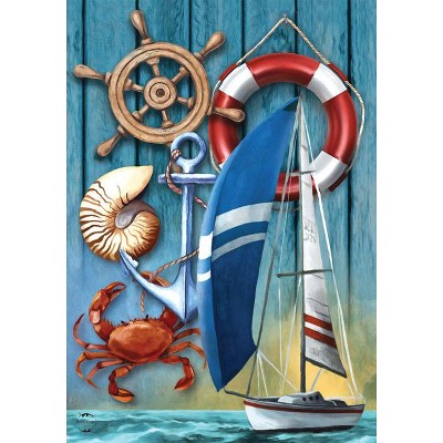 Brarwood Lane Beach Lfe Summer House Flag Nautcal Adrondack Chars