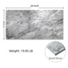 DOMETOUR 12*24 Carrara Marble, Gray Marble, Natural Marble, For Wall And Floor, Polished Marble Tile, 1 Box 4 Pcs - 2 of 4