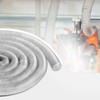 VEVOR Dust Collection Hose, 4'' x 50', Thickened PVC Material Puncture-Resistant Flexible Clear Hose with Carbon Steel Wire Coil - 2 of 4