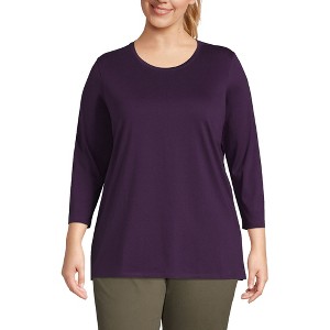Lands' End Women's Cotton Supima Tunic - 1 of 4