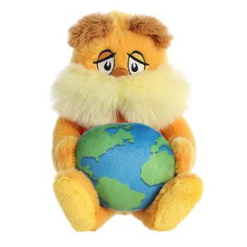 Aurora Dr. Seuss 11" Lorax Planet Earth Orange Stuffed Doll