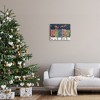 Stupell Industries Snowy Christmas Town Santa Overhead Canvas Art - 3 of 4