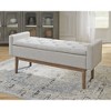 Signature Design by Ashley Contemporary Briarson Storage Bench  Beige/Brown - 2 of 4