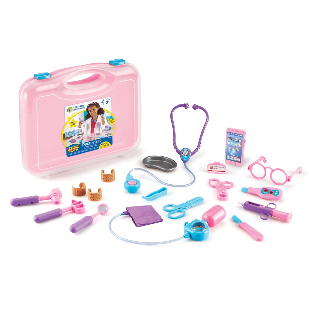 UPC 765023890488 product image for Learning Resources Pretend & Play Doctor Set - Pink | upcitemdb.com