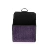 Unique Bargains Universal Car Trash Can Hanging Trash Bin Faux Leather Rhinestones Purple Black - 3 of 4