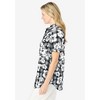Woman Within Plus Size Short-Sleeve Cotton Campshirt - 4 of 4