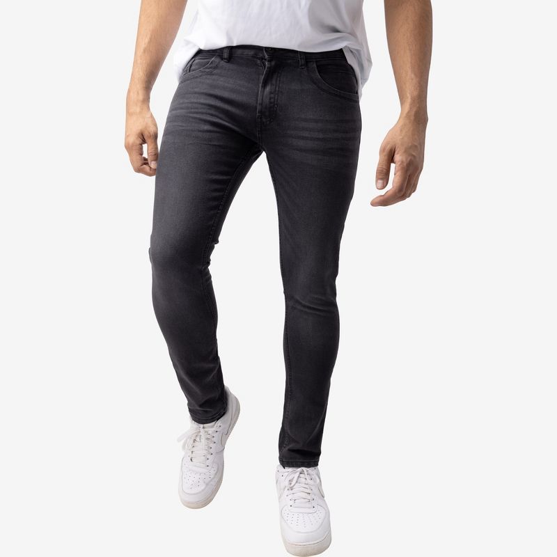 CULTURA Men's Stretch Skinny Fit Denim Jeans, 4 of 6