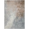 HomeRoots 8' X 10' Rust And Gray Abstract Washable Indoor Outdoor Area Rug - 4 of 4