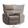 NicBex Recliner Chair Modern Rocking Chair with Side Pocket Swivel Accent Chair Glider Chair Comfy Chair for Living Room, Bedroom - 3 of 4