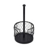 Gourmet Basics by Mikasa Farmer's Market Paper Towel Holder, 12.75-Inch, Black - 3 of 4