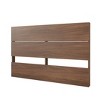 Sequoia 3 Drawer Storage Bed with Headboard Walnut/Black - Nexera - image 3 of 3