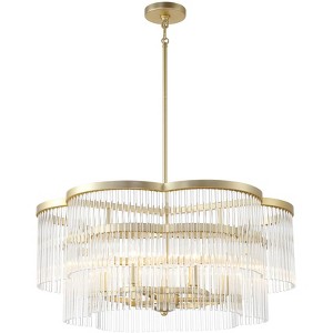 Minka Lavery Azura 28" Wide Heirloom Brass 6-Light Chandelier - 1 of 3