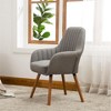 Roundhill Furniture Tuchico Contemporary Fabric Accent Chair, Gray - 3 of 4