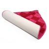 20"x30" Checkered Lips Non Skid Bath Rug Pink - NatureStep - 4 of 4