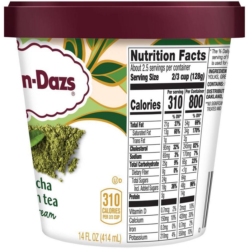 Haagen Dazs Matcha Green Tea Ice Cream - 14oz, 4 of 11