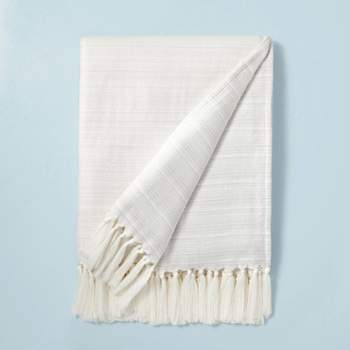 Faded Pin Stripe Gauze-Woven Throw Blanket - Hearth & Hand™ with Magnolia